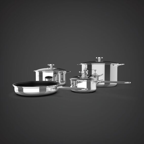 Bộ nồi Inox Junger CWJ-070 cao cấp 7 chi tiết