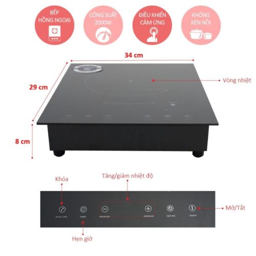 kich thuoc bep hong ngoai don junger is 19 di dong